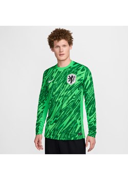 Męska koszulka piłkarska Nike Dri-FIT Holandia (drużyna męska) Stadium Goalkeeper 2024/25 – replika - Zieleń ze sklepu Nike poland w kategorii T-shirty męskie - zdjęcie 173452812