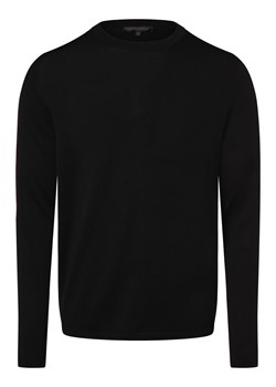 Drykorn Męski sweter z dzianiny - Irmino Mężczyźni Bawełna czarny jednolity ze sklepu vangraaf w kategorii Swetry męskie - zdjęcie 173455582