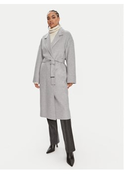 Calvin Klein Płaszcz wełniany K20K207089 Szary Oversize ze sklepu MODIVO w kategorii Płaszcze damskie - zdjęcie 173456582