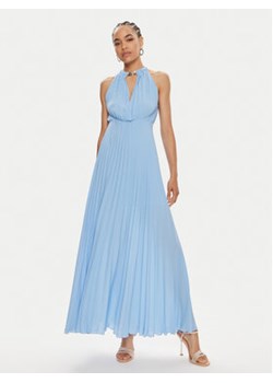 Liu Jo Sukienka wieczorowa CA4216 TS055 Błękitny Regular Fit ze sklepu MODIVO w kategorii Sukienki - zdjęcie 173456611