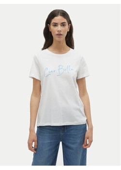 Vero Moda T-Shirt Odessa 10308688 Biały Regular Fit ze sklepu MODIVO w kategorii Bluzki damskie - zdjęcie 173456630