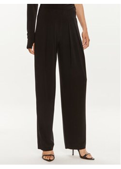 NORMA KAMALI Spodnie materiałowe KK4237PLC32001 Czarny Relaxed Fit ze sklepu MODIVO w kategorii Spodnie damskie - zdjęcie 173456712