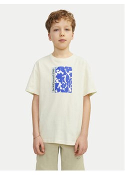 Jack&Jones Junior T-Shirt Jormarbella 12257641 Écru Loose Fit ze sklepu MODIVO w kategorii T-shirty chłopięce - zdjęcie 173456782