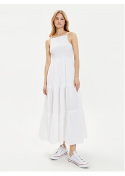 Brave Soul Sukienka letnia LDRW-659MIAWH Biały Straight Fit ze sklepu MODIVO w kategorii Sukienki - zdjęcie 173456813