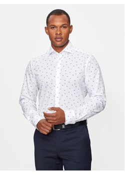 JOOP! Koszula 144Pai 30041405 Biały Slim Fit ze sklepu MODIVO w kategorii Koszule męskie - zdjęcie 173456862