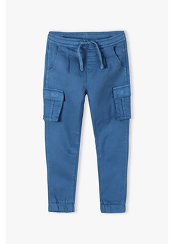 Spodnie chłopięce typu jogger - niebieskie ze sklepu 5.10.15 w kategorii Spodnie chłopięce - zdjęcie 173458363