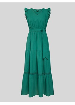 Sukienka midi z wiązanym paskiem ze sklepu Peek&Cloppenburg  w kategorii Sukienki - zdjęcie 173459791
