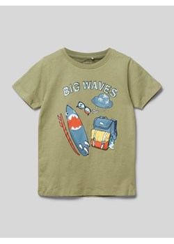 T-shirt z nadrukowanym motywem ze sklepu Peek&Cloppenburg  w kategorii T-shirty chłopięce - zdjęcie 173459801