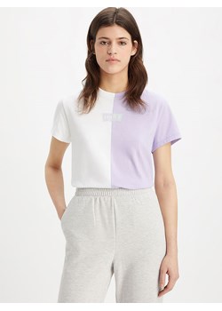 Levi´s Koszulka w kolorze biało-fioletowym ze sklepu Limango Polska w kategorii Bluzki damskie - zdjęcie 173460544