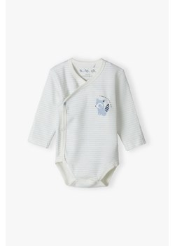 Body dla niemowlaka z miękkim nadrukiem - białe ze sklepu 5.10.15 w kategorii Odzież dla niemowląt - zdjęcie 173460761