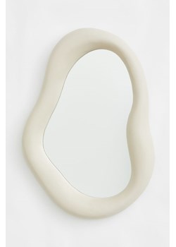 H & M - Asymetryczne lustro - Biały ze sklepu H&M w kategorii Lustra - zdjęcie 173462572