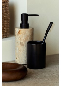 H & M - Ceramiczny kubek na szczoteczki do zębów - Czarny ze sklepu H&M w kategorii Akcesoria łazienkowe - zdjęcie 173462593