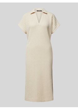 Sukienka z dzianiny z fakturowanym wzorem model ‘Qamibi’ ze sklepu Peek&Cloppenburg  w kategorii Sukienki - zdjęcie 173463234