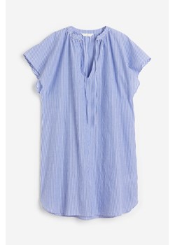 H & M - Bawełniana sukienka tunikowa - Niebieski ze sklepu H&M w kategorii Sukienki - zdjęcie 173463500