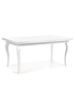 Stół rozkładany 160 240 cm biały D6-F72 ze sklepu Edinos.pl w kategorii Stoły - zdjęcie 173463801