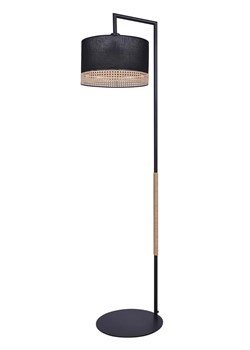 Czarna lampa podłogowa w stylu boho - S909-Versi ze sklepu Edinos.pl w kategorii Lampy podłogowe - zdjęcie 173464392