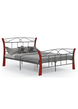 Metalowe łóżko w stylu vintage 120x200 cm F2-B87 ze sklepu Edinos.pl w kategorii Łóżka i materace - zdjęcie 173465220