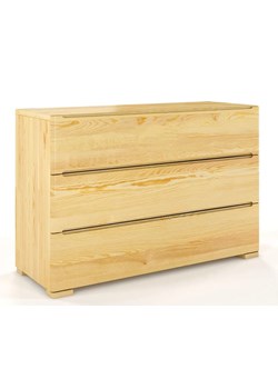 Komoda drewniana z szufladami Ventos 2S - Sosna ze sklepu Edinos.pl w kategorii Komody - zdjęcie 173465850