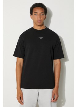 Drôle de Monsieur t-shirt bawełniany Le T-Shirt Slogan Classique męski kolor czarny gładki PERM-TS202-CO002-BL ze sklepu PRM w kategorii T-shirty męskie - zdjęcie 173466183