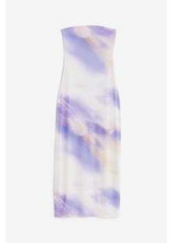 H & M - Sukienka bandeau z siateczki - Fioletowy ze sklepu H&M w kategorii Sukienki - zdjęcie 173466424