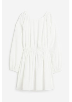 H & M - Sukienka z odkrytymi plecami - Biały ze sklepu H&M w kategorii Sukienki - zdjęcie 173466463