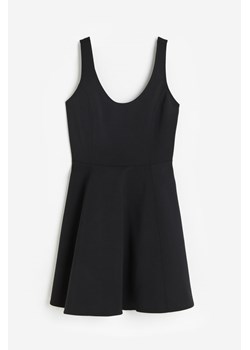H & M - Sukienka mini z rozszerzanym dołem - Czarny ze sklepu H&M w kategorii Sukienki - zdjęcie 173466502