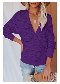 LA Angels Sweter w kolorze fioletowym ze sklepu Limango Polska w kategorii Swetry damskie - zdjęcie 173466550