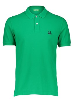 Benetton Koszulka polo w kolorze zielonym ze sklepu Limango Polska w kategorii T-shirty męskie - zdjęcie 173466610