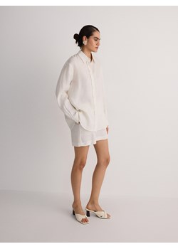 Reserved - Koszula z lnu - złamana biel ze sklepu Reserved w kategorii Koszule damskie - zdjęcie 173467212