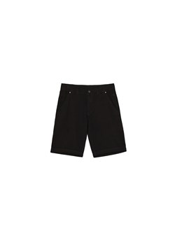Cropp - Czarne szorty typu chino - czarny ze sklepu Cropp w kategorii Spodenki męskie - zdjęcie 173469090