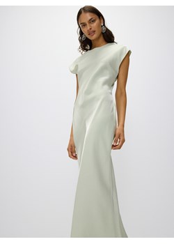 Reserved - Sukienka z wiskozą - jasnozielony ze sklepu Reserved w kategorii Sukienki - zdjęcie 173469694