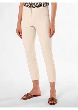 Cambio Spodnie Kobiety Sztuczne włókno piaskowy jednolity ze sklepu vangraaf w kategorii Spodnie damskie - zdjęcie 173471343