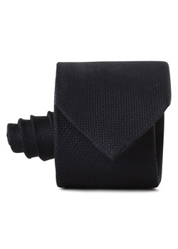 Calvin Klein Krawat męski Mężczyźni granatowy wypukły wzór tkaniny ze sklepu vangraaf w kategorii Krawaty - zdjęcie 173472331