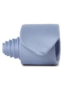 Calvin Klein Krawat męski Mężczyźni jasnoniebieski wypukły wzór tkaniny ze sklepu vangraaf w kategorii Krawaty - zdjęcie 173472332