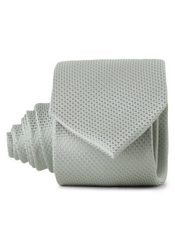 Calvin Klein Krawat męski Mężczyźni seledynowy wypukły wzór tkaniny ze sklepu vangraaf w kategorii Krawaty - zdjęcie 173472334
