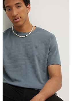 Hollister Co. t-shirt męski kolor szary gładki ze sklepu ANSWEAR.com w kategorii T-shirty męskie - zdjęcie 173473654