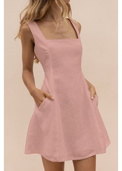 Sukienka ZELMIOFA PUDRA ze sklepu Ivet Shop w kategorii Sukienki - zdjęcie 173473750
