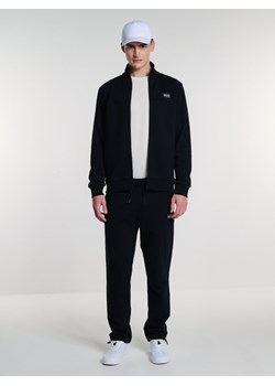 Spodnie męskie dresowe czarne Wider 906/ Artis 906/ Rubber 906 ze sklepu Big Star w kategorii Spodnie męskie - zdjęcie 173474463