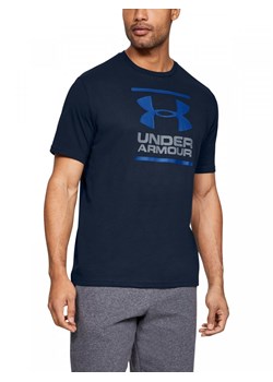 Męska koszulka UNDER ARMOUR GL Foundation SS - granatowa ze sklepu Sportstylestory.com w kategorii T-shirty męskie - zdjęcie 173475541