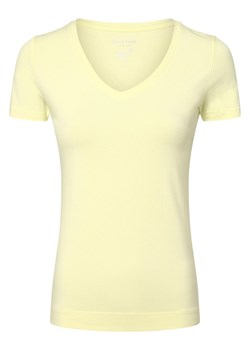 Marie Lund T-shirt damski Kobiety Bawełna cytrynowy jednolity ze sklepu vangraaf w kategorii Bluzki damskie - zdjęcie 173475552