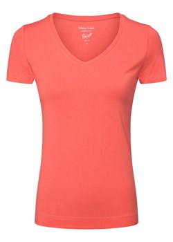 Marie Lund T-shirt damski Kobiety Bawełna koralowy jednolity ze sklepu vangraaf w kategorii Bluzki damskie - zdjęcie 173475553