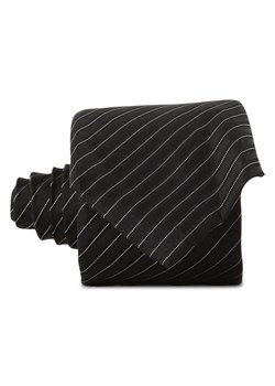 Calvin Klein Krawat męski Mężczyźni czarny w paski ze sklepu vangraaf w kategorii Krawaty - zdjęcie 173475582