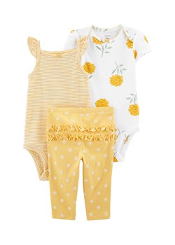 carter&apos;s 3-częściowy zestaw w kolorze żółto-białym ze sklepu Limango Polska w kategorii Odzież dla niemowląt - zdjęcie 173477051