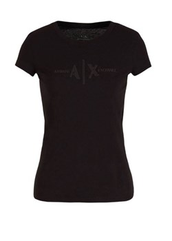 t-shirt damski  armani exchange 3dyt58 yj3rz  czarny ze sklepu Royal Shop w kategorii Bluzki damskie - zdjęcie 173478320