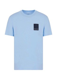t-shirt męski exchange 3dzthm zj8ez 15df niebieski ze sklepu Royal Shop w kategorii T-shirty męskie - zdjęcie 173478321