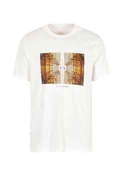 t-shirt męski armani exchange 3dzthv zjbyz 1116 biały ze sklepu Royal Shop w kategorii T-shirty męskie - zdjęcie 173478322