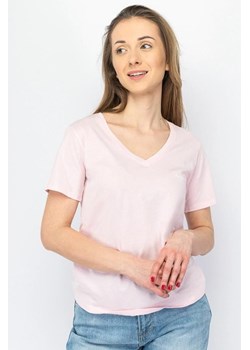 t-shirt damski pepe jeans pl505826 325 różowy ze sklepu Royal Shop w kategorii Bluzki damskie - zdjęcie 173478323