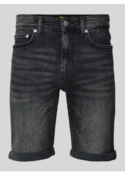 Szorty jeansowe o kroju slim fit z 5 kieszeniami model ‘PLY’ ze sklepu Peek&Cloppenburg  w kategorii Spodenki męskie - zdjęcie 173478652