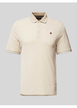 Koszulka polo o kroju regular fit z wyhaftowanym logo model ‘BLUWIN’ ze sklepu Peek&Cloppenburg  w kategorii T-shirty męskie - zdjęcie 173478730