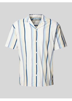Koszula casualowa o kroju regular fit z rękawem o dł. 1/2 model ‘BLAPALMA’ ze sklepu Peek&Cloppenburg  w kategorii Koszule męskie - zdjęcie 173478763